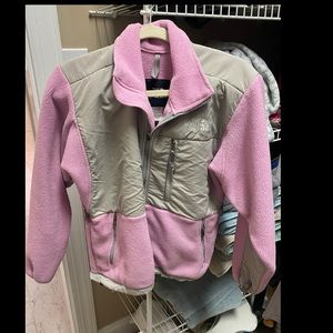 North face fleece jacket pink